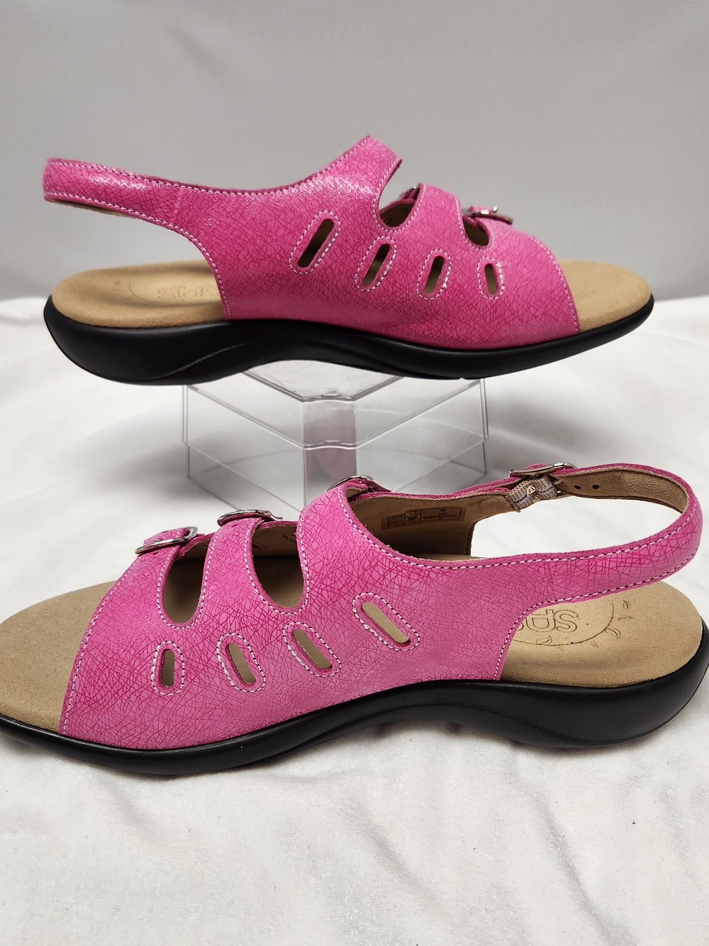 SAS Pink Slingback Casual Comfort Sandals